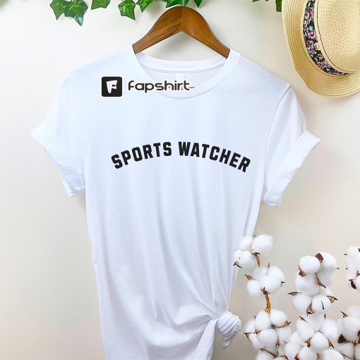 Sports Watcher Tee, Funny Football Season Shirt, Sabrina Carpenter Shirt, Sports Fan Tee for Her, Gift for Girlfriend, Funny Sports Shirt