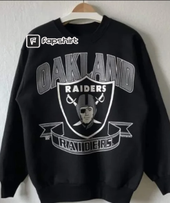 Vintage 1995 Oakland Raiders NFL Football Unisex…