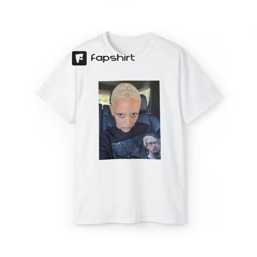 Doja Cat wearing Sam Hyde tee shirt Doja Cat internet meme t shirt