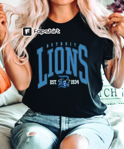 Detroit Lions Sweatshirt, Detroit Football T-Shirt, Detroit…