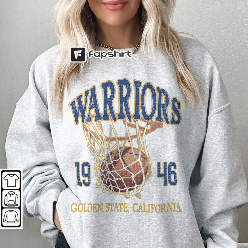 Golden State Basketball Vintage Shirt, Warriors 90s Basketball Graphic Tee, Retro For Women And Men Basketball Fan