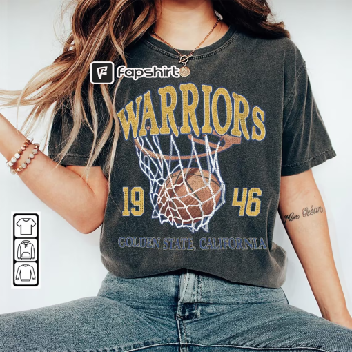 Golden State Basketball Vintage Shirt, Warriors 90s Basketball Graphic Tee, Retro For Women And Men Basketball Fan