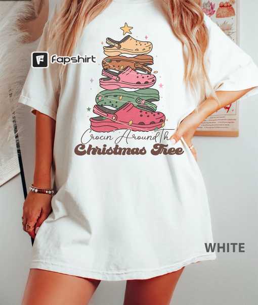 Retro Christmas t-shirt, iPrintasty Christmas, Racin around The Christmas TreeT-shirt, Funny Christmas t-shirt, Christmas T-Shirt