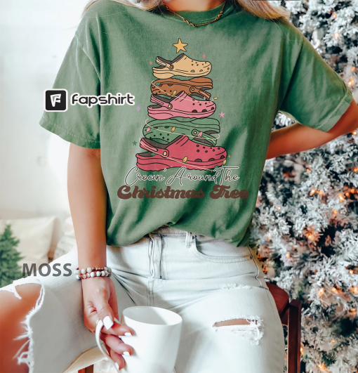 Retro Christmas t-shirt, iPrintasty Christmas, Racin around The Christmas TreeT-shirt, Funny Christmas t-shirt, Christmas T-Shirt