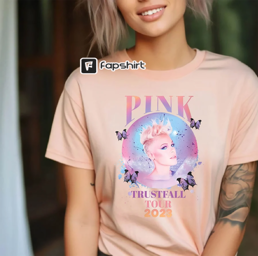 Pink Trustfall Tour 2023, Trustfall Album Tee, Pink Singer Tour, Music Festival Shirt, Concert Apparel, Rustic United Brand Shirt