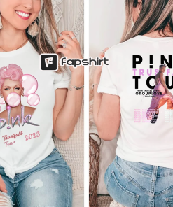 Pink Trustfall Tour 2023, Trustfall Album Tee,…