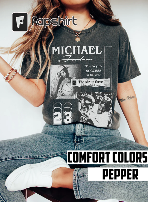 Michael Jordan Vintage Styled T-Shirt, Michael Jordan Shirt, Vintage Basketball Shirt, Oversized Sport Tee, Basketball Gift Shirt