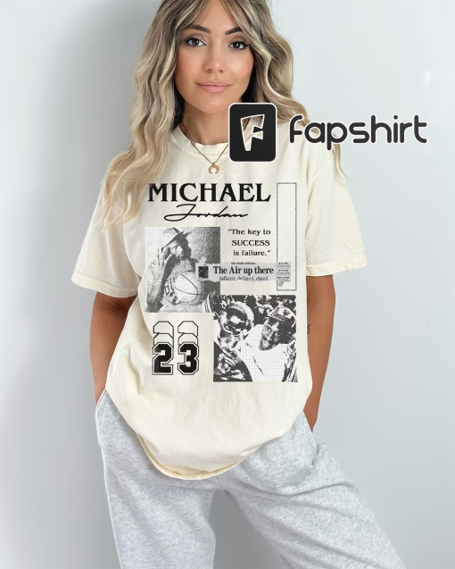 Michael Jordan Vintage Styled T-Shirt, Michael Jordan Shirt, Vintage Basketball Shirt, Oversized Sport Tee, Basketball Gift Shirt