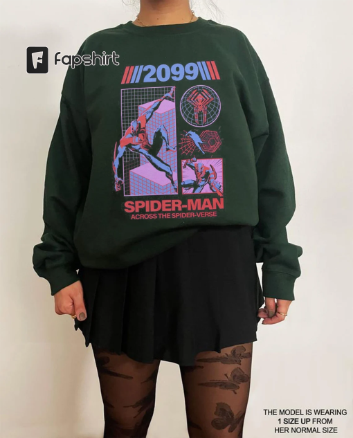 Spider-man 2099 Shirt, Retro Miguel O’Hara Shirt, I Love My Boyfriend Shirt, Spiderman Across the Spider Verse Shirt, Spider Punk Shirt, MCU