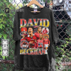 DAVID BECKHAM Vintage Shirt, Homage Tshirt, Fan Tees, Retro 90s T-shirt Fan Art David Beckham Football top