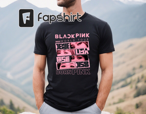 Retro Blackpink Born Pink World Tour Encore Kpop Shirt, Blackpink Lover Gift, Kpop Merch, Pink Venom Shirt