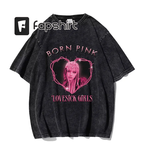 BLACKPINK Lovesick Girls Vintage Wash T-shirt