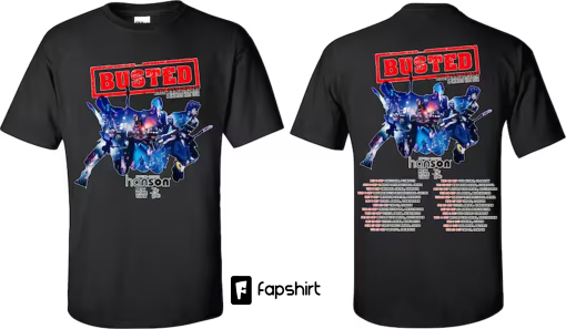 Busted UK Tour Tshirt 2023, Concert Tour, Busted Band,UK Europe Tour Album, Busted Reunion T-shirt T Shirt