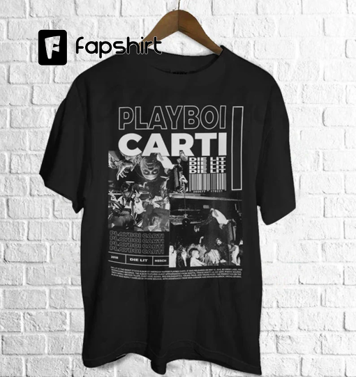 Vintage Playboi Carti Shirt, Playboi Carti merch, Playboi Carti – Die Lit Poster Graphic tshirt