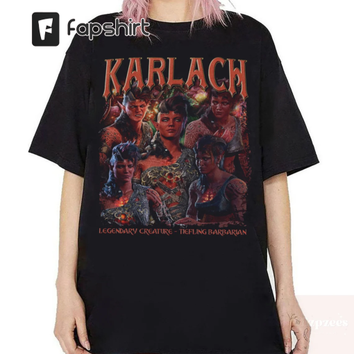 Karlach Comfort Colors Shirt For Gamer, Laezel Appareal, Tshirt Gift For Karlach Geek, Karlach Bulders Shirt, Karlach Merch Shirt