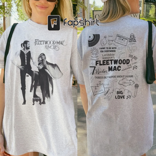 Vintage 2 Sides Fleetwood Mac Shirt, Sisters Of The Moon Shirt, Fleetwood Mac Shirt, Music Rock Band Shirt, Band Rock and Roll Shirt