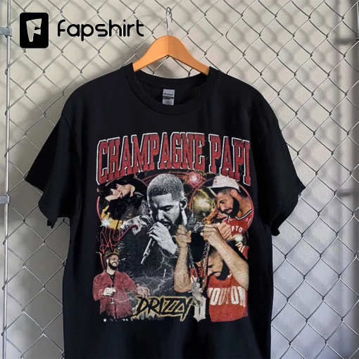 Vintage Drake Rap T Shirt, Champagne Papi Shirt, Drake Merch, Drake Rap Shirt, Drake Shirt, Drake Rapper Shirt, Drake Tour Shirt