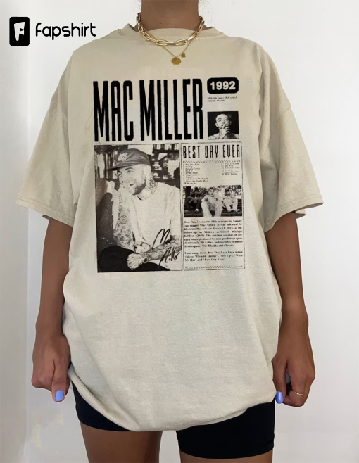 Mac Miller Vintage Shirt, Vintage Rap Tee, Mac Self Care Shirt, Mac Swimming Shirt, Hip Hop Shirt, Mac Fan Gift