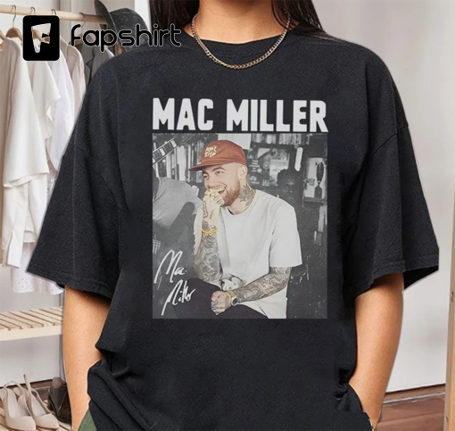 Mac Miller T-Shirt, Mac M Retro Shirt, Hip Hop Shirt, Mac Fan Gift, Mac M 90s Vintage Shirt, Pop Music Fan Shirt, Signed Mac Miller Shirt