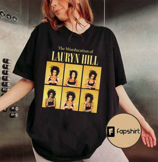 Comfor Color The Miseducation Of Lauryn Hill Album T-shirt, Lauryn Hill Graphic Vintage tshirt Lauryn Hill Shirt, Gift for men women tshirt