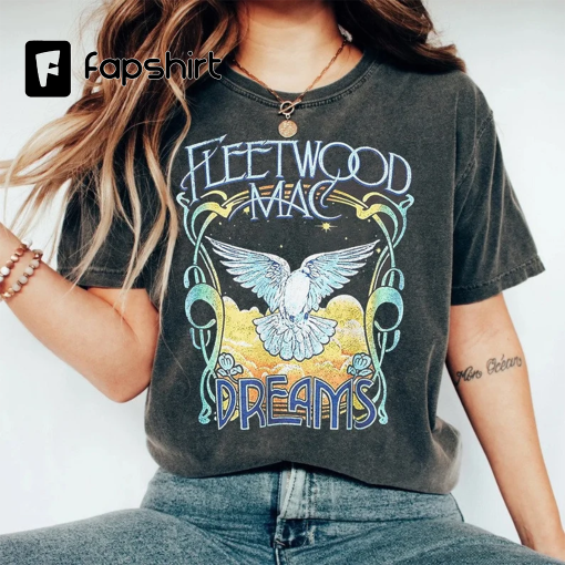 Comfort Color Shirt, Vintage Fleetwood Mac Comfort Colors Shirt, Sisters Of The Moon Shirt, Fleetwood Mac Shirt, Music Rock Band Shirt