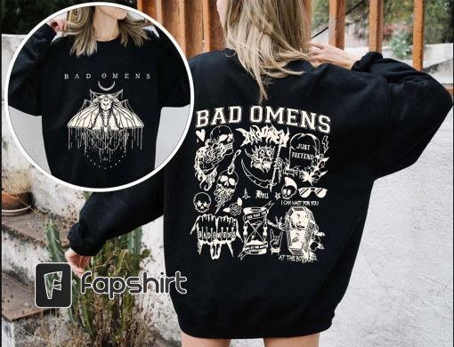 Vintage Bad Omens Shirt, Bad Omens Concrete Forever Tour 2023 Shirt, Fade Reaper Tee Bad Omens Double Side T-shirt, Wraith Bad Omens Tee