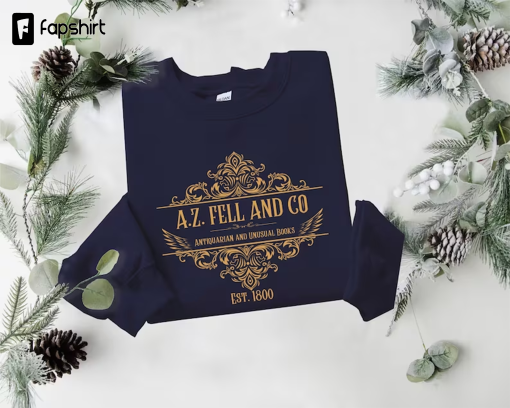 Good Omens A.Z. Fell and Co Antiquarian and Unusual Books Shirt, Aziraphale Crowley, Ineffable Husbands, Fandom Gift,Comic Con, Bookish Gift