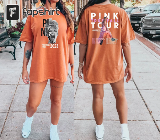 Comfort Colors P!nk Summer Carnival 2023, Trustfall Album Tee, Pink Singer Tour, Music Festival Shirt, Concert Apparel, Pink Music Clothing