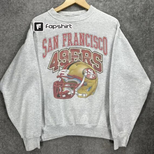 Vintage San Francisco Football Crewneck, San Francisco Football Sweatshirt, The Niners, SF Football Shirt, San Francisco Gift