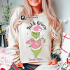 Grinch My Day Im Booked Christmas Sweatshirt, Cute Christmas, Grin Sweatshirt, Christmas Gift Idea, Winter Clothing.