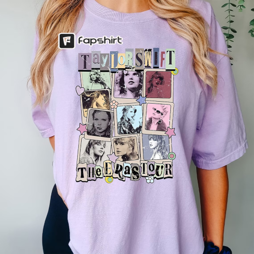 Vintage Taylor The Eras Tour Shirt, Swiftie Merch Shirt, Vintage The Eras Tour 2023, Midnights Concert Shirt Tour 2023 Shirt