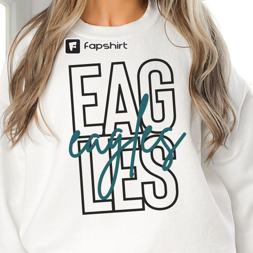 Eagles Sweatshirt, Philly Sweatshirt, Football Sweater, Philadelphia Shirt 2023, Green Eagles Sweatshirt, Gift For Eagles Fan