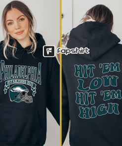 Hit ‘Em Low Hit ‘Em High Sweatshirt,…