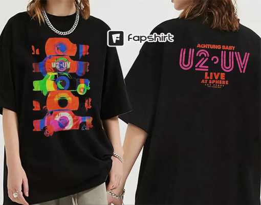 U2 Las Vegas T-shirtu2 Ultraviolet Sphere 2023U2 UV