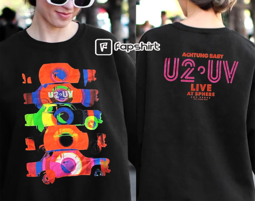 U2 Las Vegas T-shirtu2 Ultraviolet Sphere 2023U2 UV