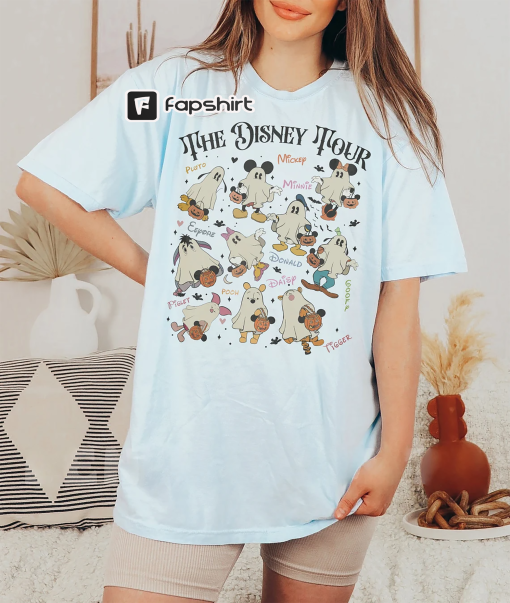 Comfort Colors® Disney Eras Tour Shirt, Eras Tour Halloween Shirt, Disney Ghost Shirt, Mickey Minnie Ghost Shirt, Disney Halloween Shirt