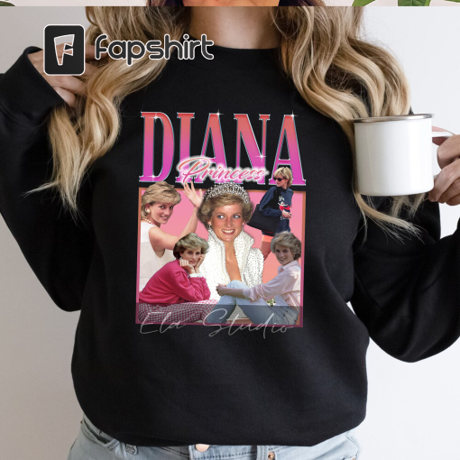 Retro Princess Diana Shirt-Vintage Princess Diana Shirt,Princess Diana Sweater,Princess Diana Sweatshirt,Princess Diana Crewneck,Diana Shirt