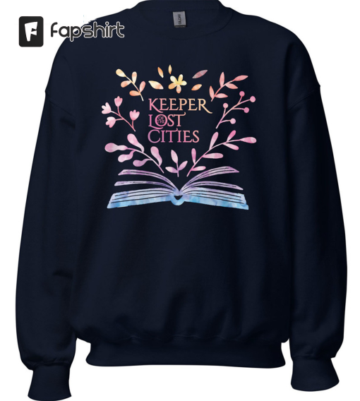 Keeper Of The Lost Cities Shirt, Vintage Long Sleeve Sweater