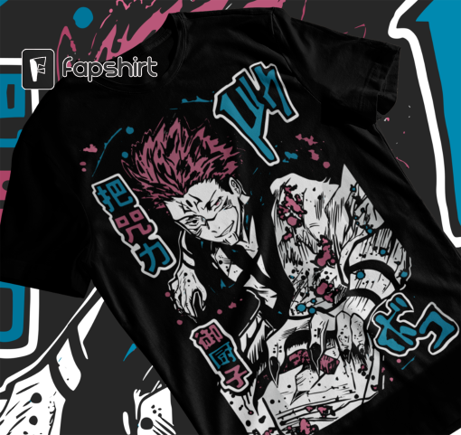 Ryomen Sukuna Jujutsu Kaisen JJK Unisex Gojo T-Shirt Anime Manga Soft Tee