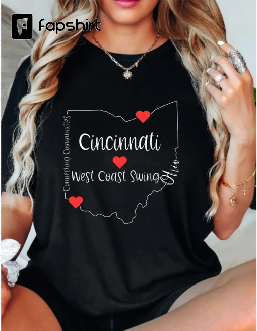 west coast swing shirt, Cincinnati, Columbus, Cleveland