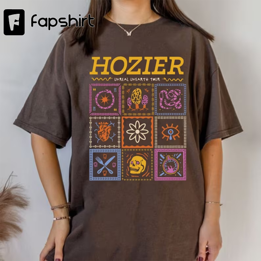 Hozier Shirt, Unreal Unearth Tour Concert Shirt, Tour 2023 Shirt, 2023 Tour Sweatshirt, Hozier Tour Shirt, Rock Tour 2023 Shirt