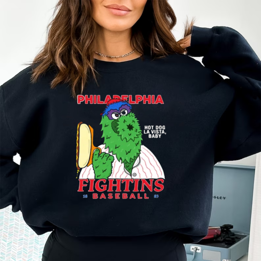 Hot Dog La Vista, Baby Philly Phanatic T-Shirt – Phillies Tee – Philadelphia Baseball Apparel – Bryce Harper – Schwarber – Castellanos