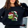 Grinch My Day Im Booked Christmas Sweatshirt, Cute Christmas, Grin Sweatshirt, Christmas Gift Idea, Winter Clothing