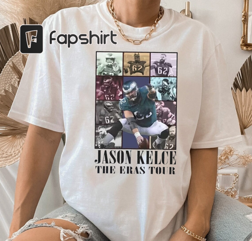 Jason Kelce The Eras Tour Shirt, Vintage 90s Football, Jason Kelce Merch, Jason Kelce Sweatshirt.