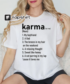 Karma T-Shirt, Comfort Colors, Swiftie Merch, Midnights,…