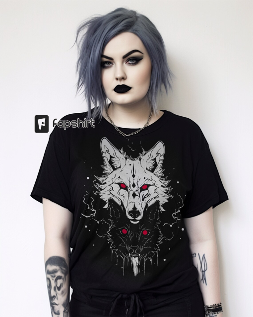 Horror WereWolf T-Shirt | Wolf Shirt | Grunge Clothing | Lycanthropy | Gothic Witchy Punk T shirt | Horror Tee