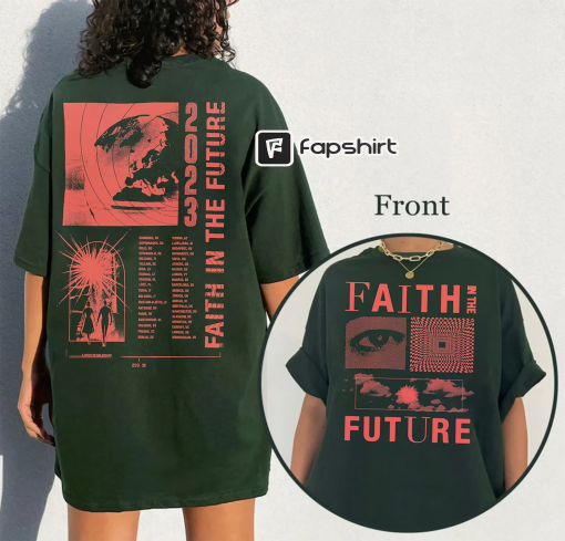 Comfort Color Faith In The Future shirt, Faith In The Future world tour 2023, North America shirt Gift for men women unisex tshirt