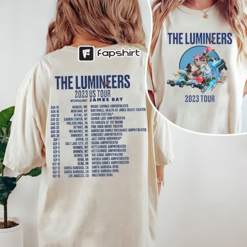 The Lumineers 2023 tour dates shirt, The Lumineers Concert, The Lumineers Tee Unisex