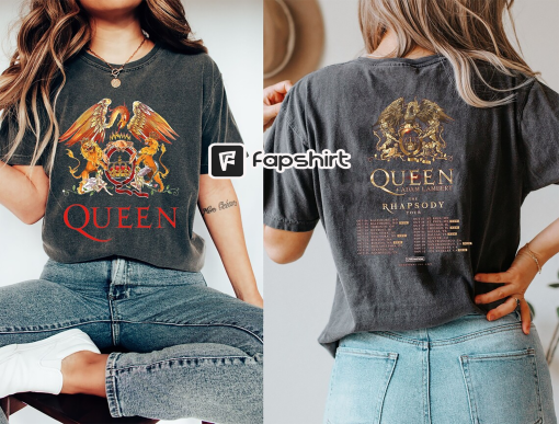 Queen Adam Lambert The Rhapsody Tour 2023 T-Shirt, Queen Rock band Tour 2023 T-Shirt, Queen Band T-Shirt, Queen Band T-shirt