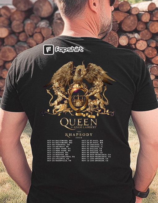 Queen Adam Lambert The Rhapsody Tour 2023 T-Shirt, Queen Rock band Tour 2023, Queen Band T-Shirt, Adam Lambert Tour 2023 Shirt